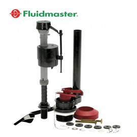 Fluidmaster 400AK Complete Toilet Tank Repair Kit - Toilet Fill Valve, Flush Valve, Flapper & Tank Lever - Toilet Fittings