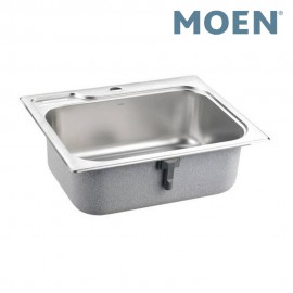 Moen 22003R Single Bowl Stainless Steel Kitchen Sink