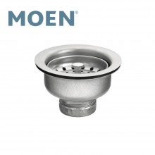 Moen Satin Stainless Steel Sink Accessory Drain Assembly 3 1/2''  Strainer