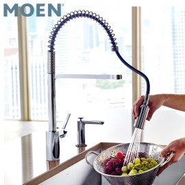 Moen 5923SRS Align Spot Resist Stainless One-Handle Pre-Rinse Spring Pulldown Kitchen Faucet Moen 5923SRS Align Spot Resist Stainless One-Handle Pre-Rinse Spring Pulldown Kitchen Faucet