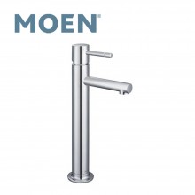Moen GN69122 Lucerne Chrome one-handle low arc bathroom faucet