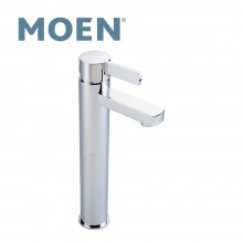Moen 57123 Sterope chrome one-handle high arc single mount lavatory faucet