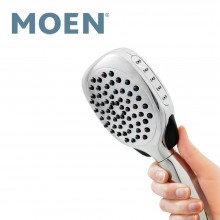Moen HK29898 Chrome Twist Handheld Shower 4-Function