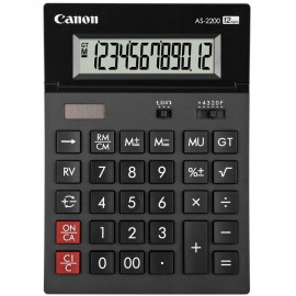 Canon AS-2200 12-Digits Mini-Desktop Calculator