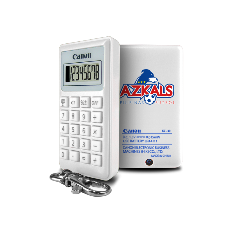 Canon KC-30 AZKALS 8-Digits Keychain Calculator